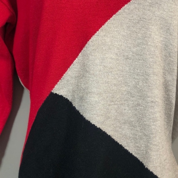 Verve ami V-Neck Color Block Sweater NWT Small - Picture 2 of 11